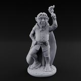 Wandering About Halfling Explorer B Miniature for Dungeons and Dragons, Pathfinder or other TTRPGs