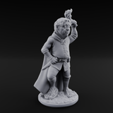 Wandering About Halfling Explorer B Miniature for Dungeons and Dragons, Pathfinder or other TTRPGs