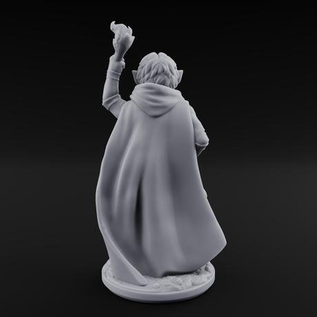 Wandering About Halfling Explorer B Miniature for Dungeons and Dragons, Pathfinder or other TTRPGs
