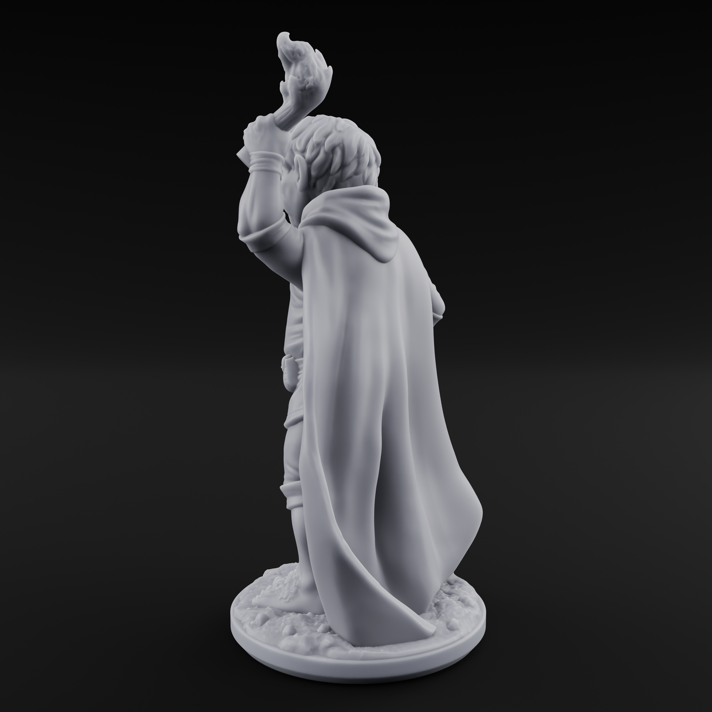 Wandering About Halfling Explorer B Miniature for Dungeons and Dragons, Pathfinder or other TTRPGs