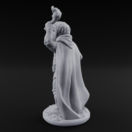 Wandering About Halfling Explorer B Miniature for Dungeons and Dragons, Pathfinder or other TTRPGs