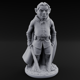 Wandering About Halfling Explorer C Miniature for Dungeons and Dragons, Pathfinder or other TTRPGs