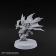 Cape Billowing Skyward Halfling Rogue Miniature for Dungeons and Dragons, Pathfinder or other TTRPGs