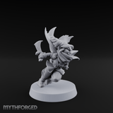 Cape Billowing Skyward Halfling Rogue Miniature for Dungeons and Dragons, Pathfinder or other TTRPGs