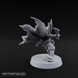 Cape Billowing Skyward Halfling Rogue Miniature for Dungeons and Dragons, Pathfinder or other TTRPGs