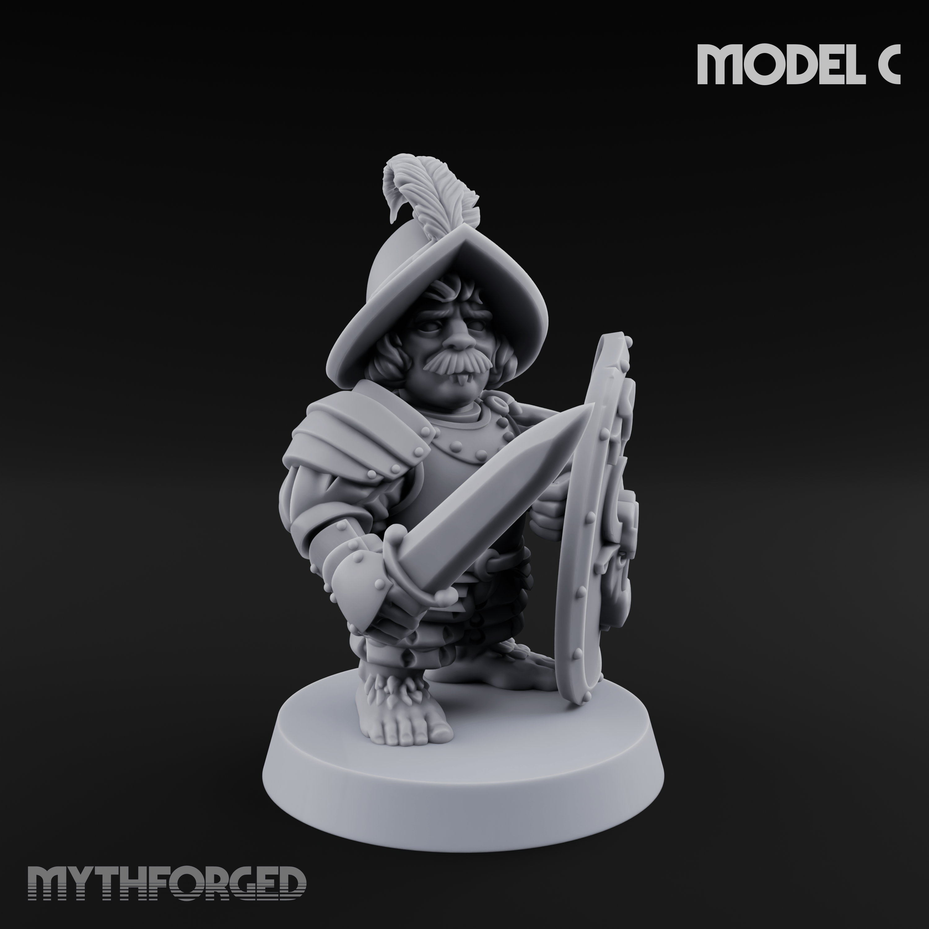 Defending Halfling Warriors C