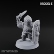 Defending Halfling Warriors E Miniature for Dungeons and Dragons, Pathfinder or other TTRPGs
