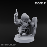 Defending Halfling Warriors E Miniature for Dungeons and Dragons, Pathfinder or other TTRPGs