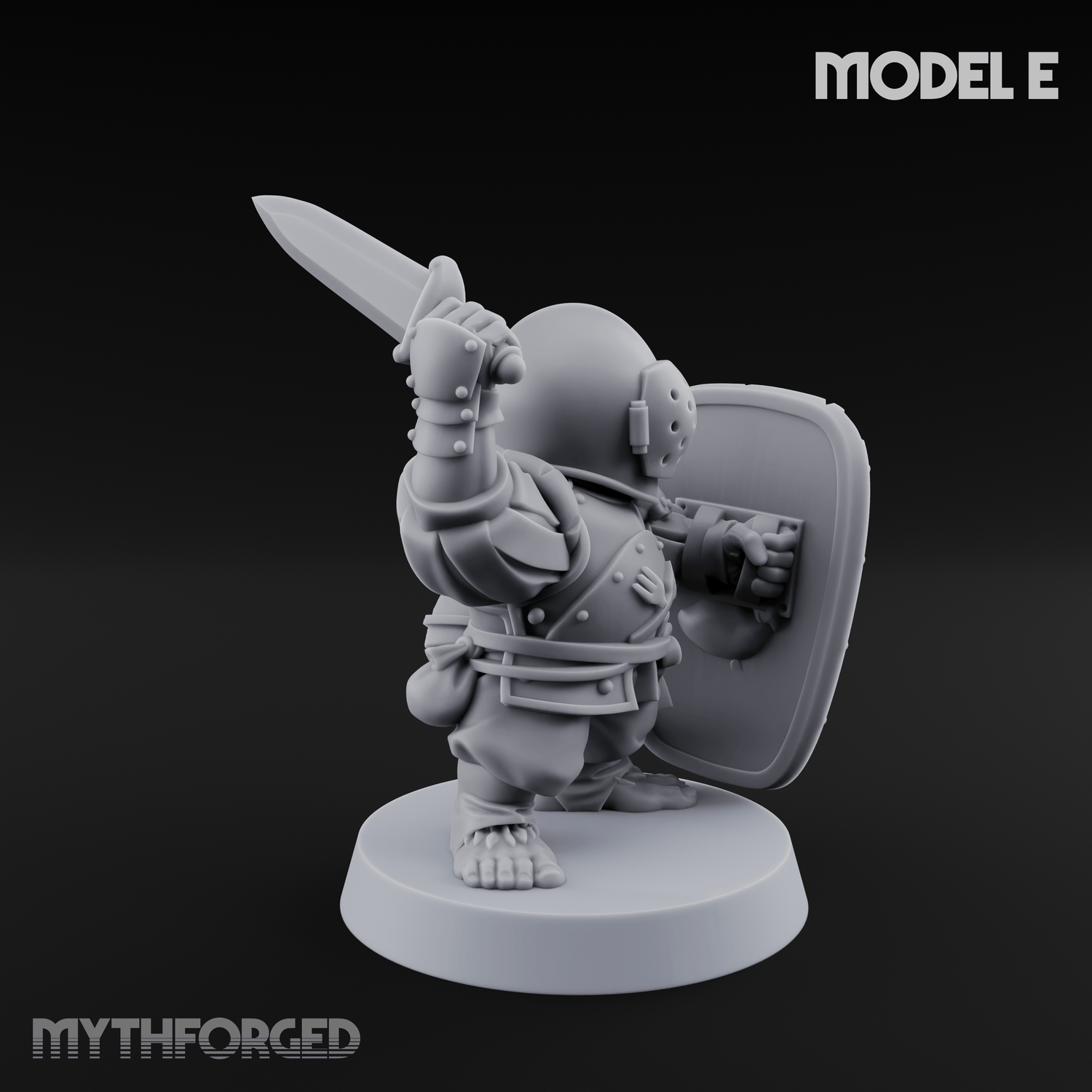 Defending Halfling Warriors E Miniature for Dungeons and Dragons, Pathfinder or other TTRPGs