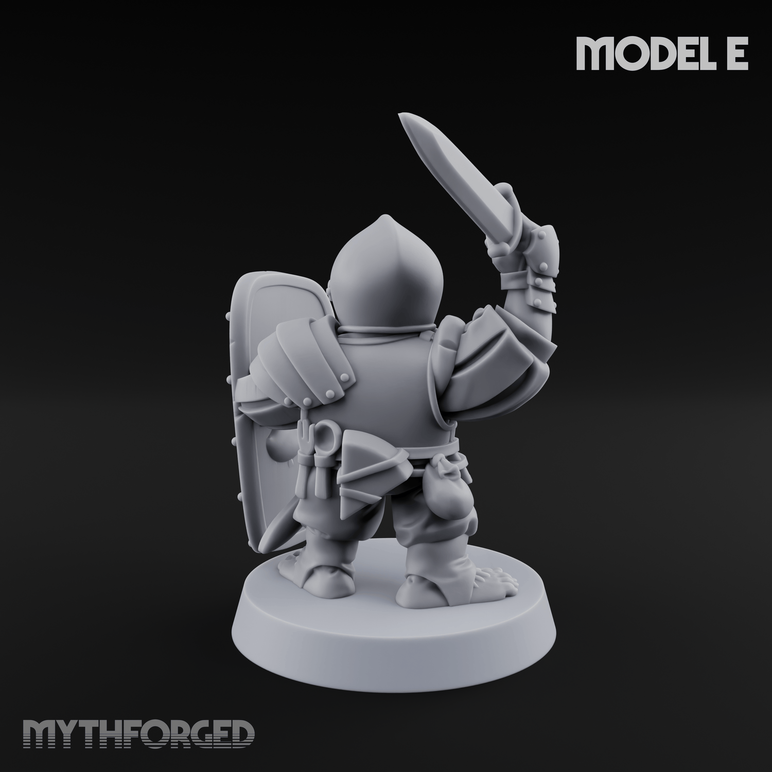 Defending Halfling Warriors E Miniature for Dungeons and Dragons, Pathfinder or other TTRPGs