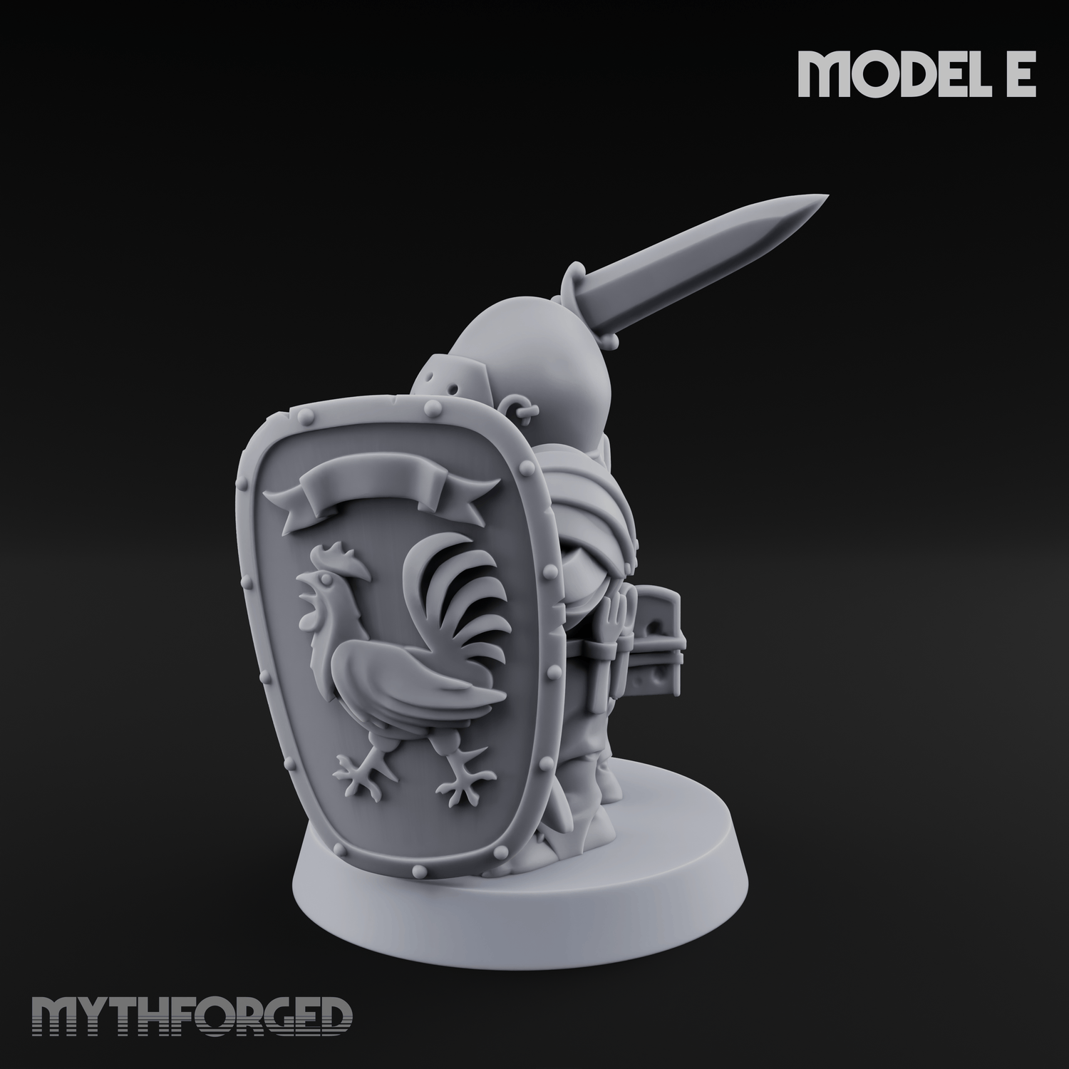 Defending Halfling Warriors E Miniature for Dungeons and Dragons, Pathfinder or other TTRPGs
