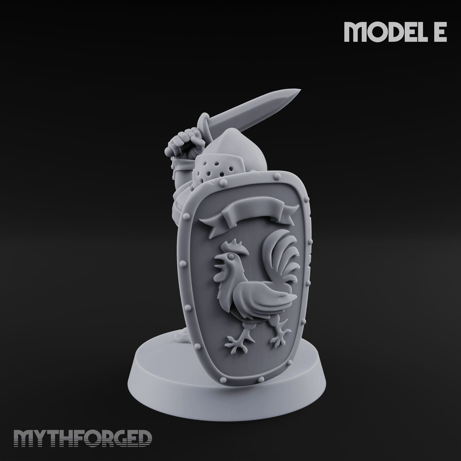 Defending Halfling Warriors E Miniature for Dungeons and Dragons, Pathfinder or other TTRPGs