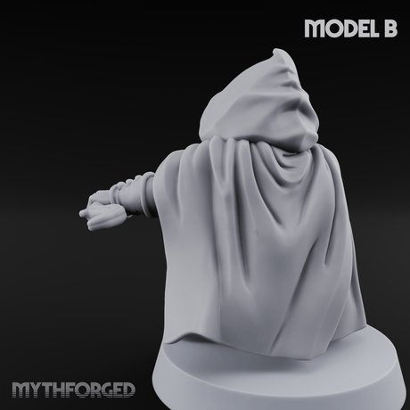 Bow Drawn Steady Halfling Archers B Miniature for Dungeons and Dragons, Pathfinder or other TTRPGs