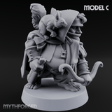 Bow Drawn Steady Halfling Archers C Miniature for Dungeons and Dragons, Pathfinder or other TTRPGs