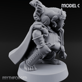 Bow Drawn Steady Halfling Archers C Miniature for Dungeons and Dragons, Pathfinder or other TTRPGs