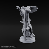 Wing Commanding Halfling Captain Miniature for Dungeons and Dragons, Pathfinder or other TTRPGs