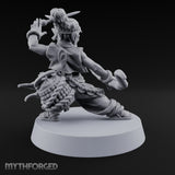 Face Covered, Basket Full Halfling Rogue — Masked · Bow
