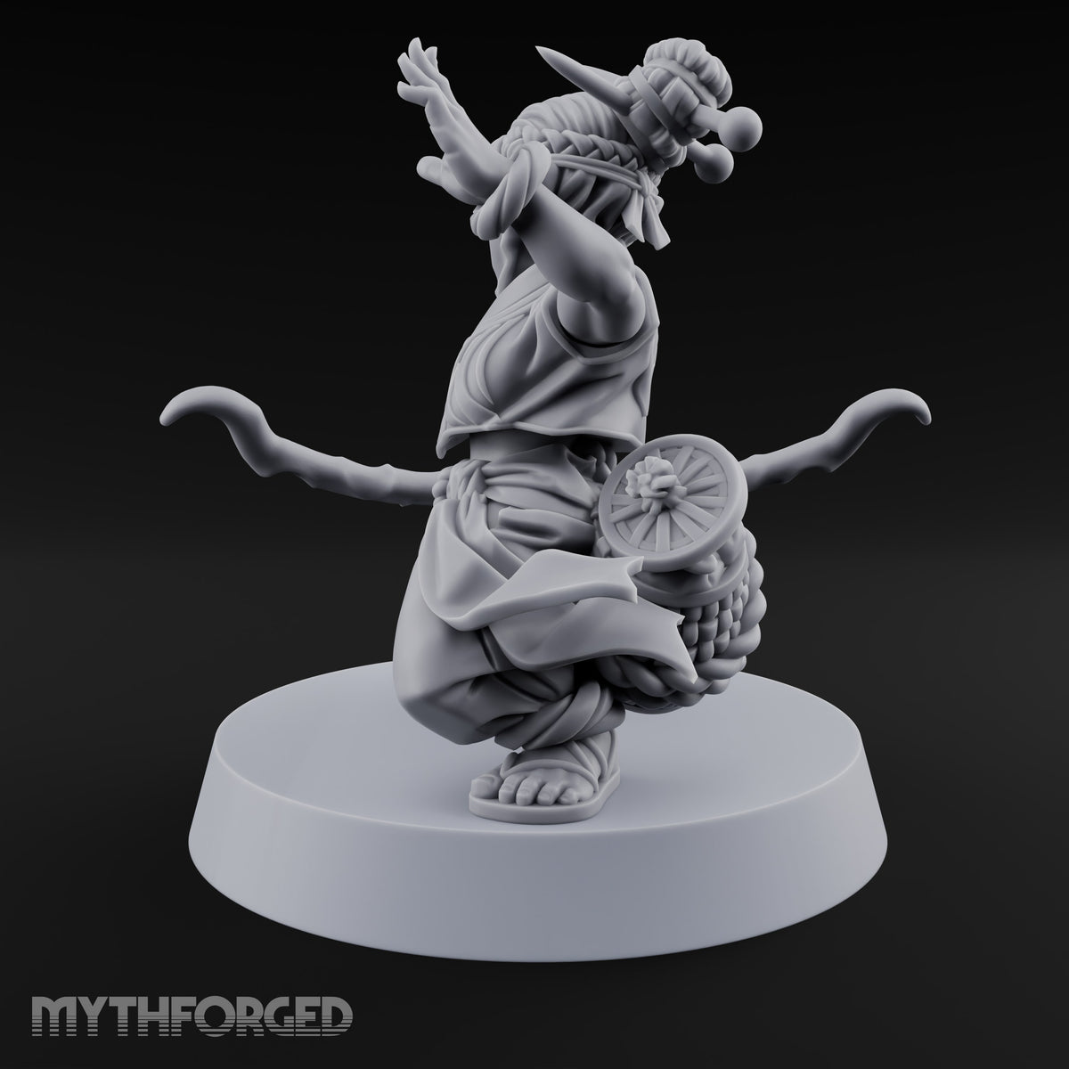 Face Covered, Basket Full Halfling Rogue — Masked · Bow