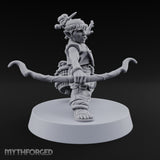 Face Covered, Basket Full Halfling Rogue — Unmasked · Bow