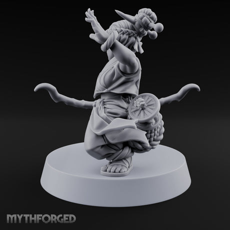 Face Covered, Basket Full Halfling Rogue — Unmasked · Bow