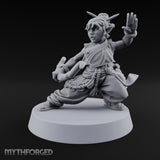 Face Covered, Basket Full Halfling Rogue — Unmasked · Bow
