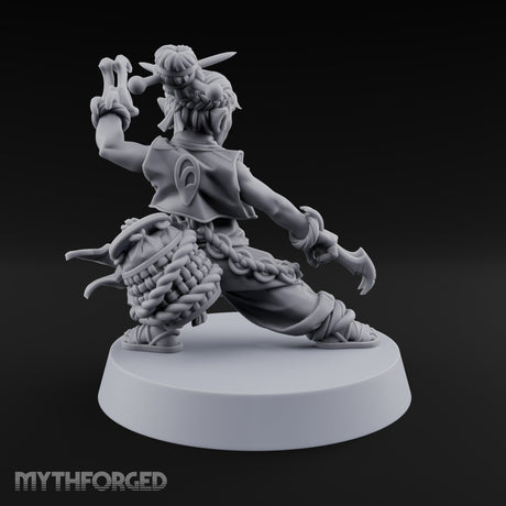 Face Covered, Basket Full Halfling Rogue — Unmasked · Claws