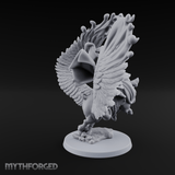 Rainbow Pig Riding Halfling Mage Miniature for Dungeons and Dragons, Pathfinder or other TTRPGs