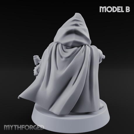 Ready To Fling Halfling Slingers B Miniature for Dungeons and Dragons, Pathfinder or other TTRPGs