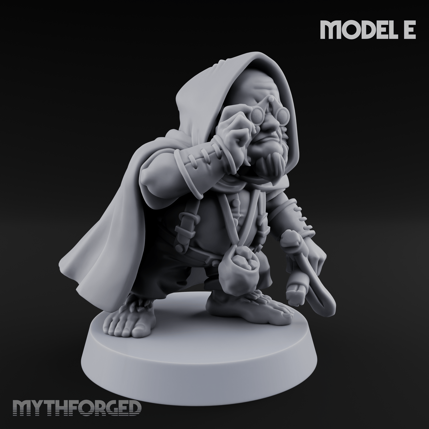 Ready To Fling Halfling Slingers E Miniature for Dungeons and Dragons, Pathfinder or other TTRPGs