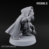 Ready To Fling Halfling Slingers E Miniature for Dungeons and Dragons, Pathfinder or other TTRPGs