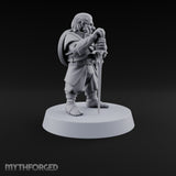 The Watchfire Calls Them Forward Halfling Soldier A