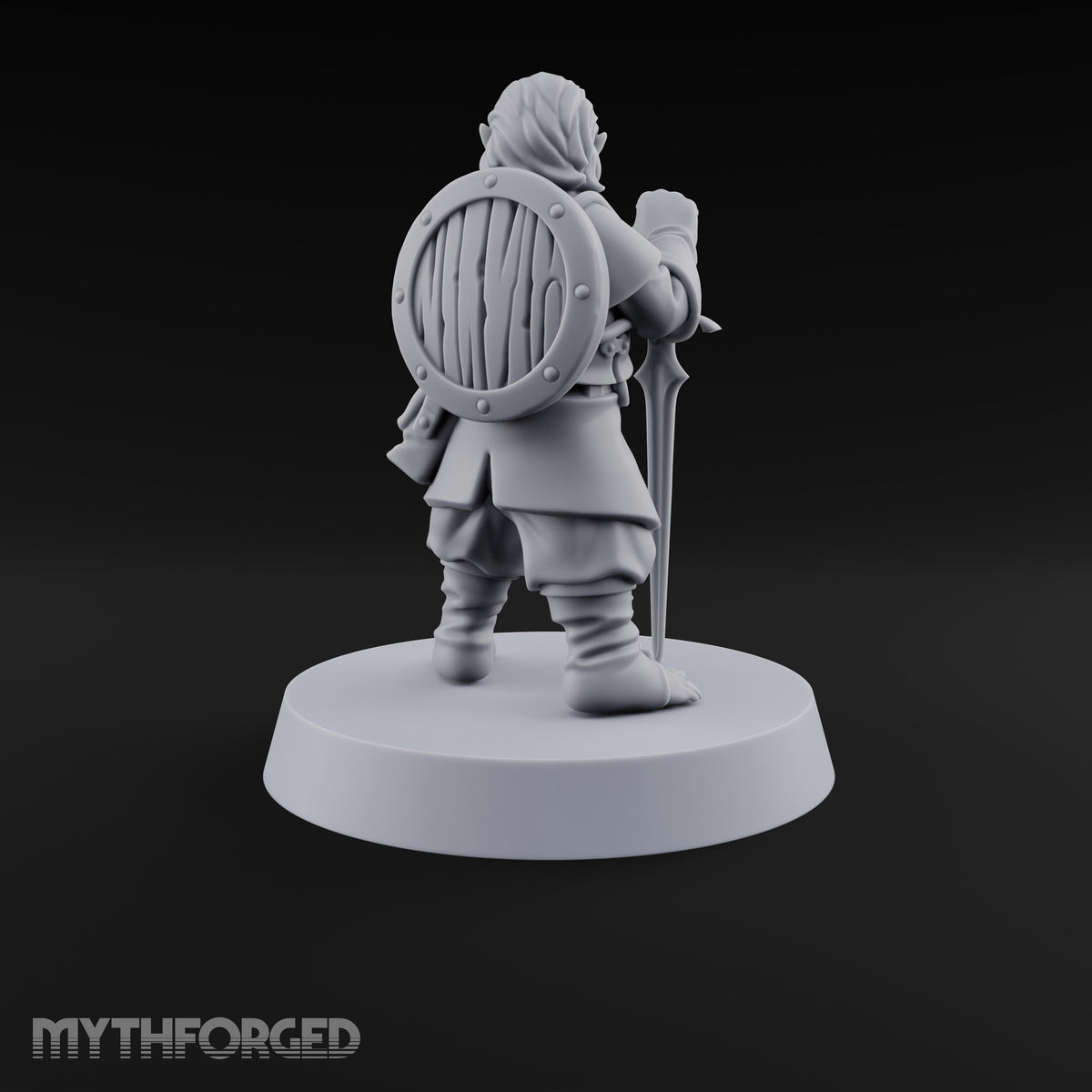 The Watchfire Calls Them Forward Halfling Soldier A