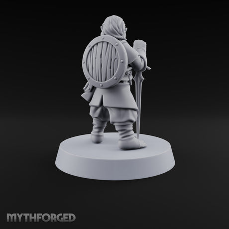 The Watchfire Calls Them Forward Halfling Soldier A