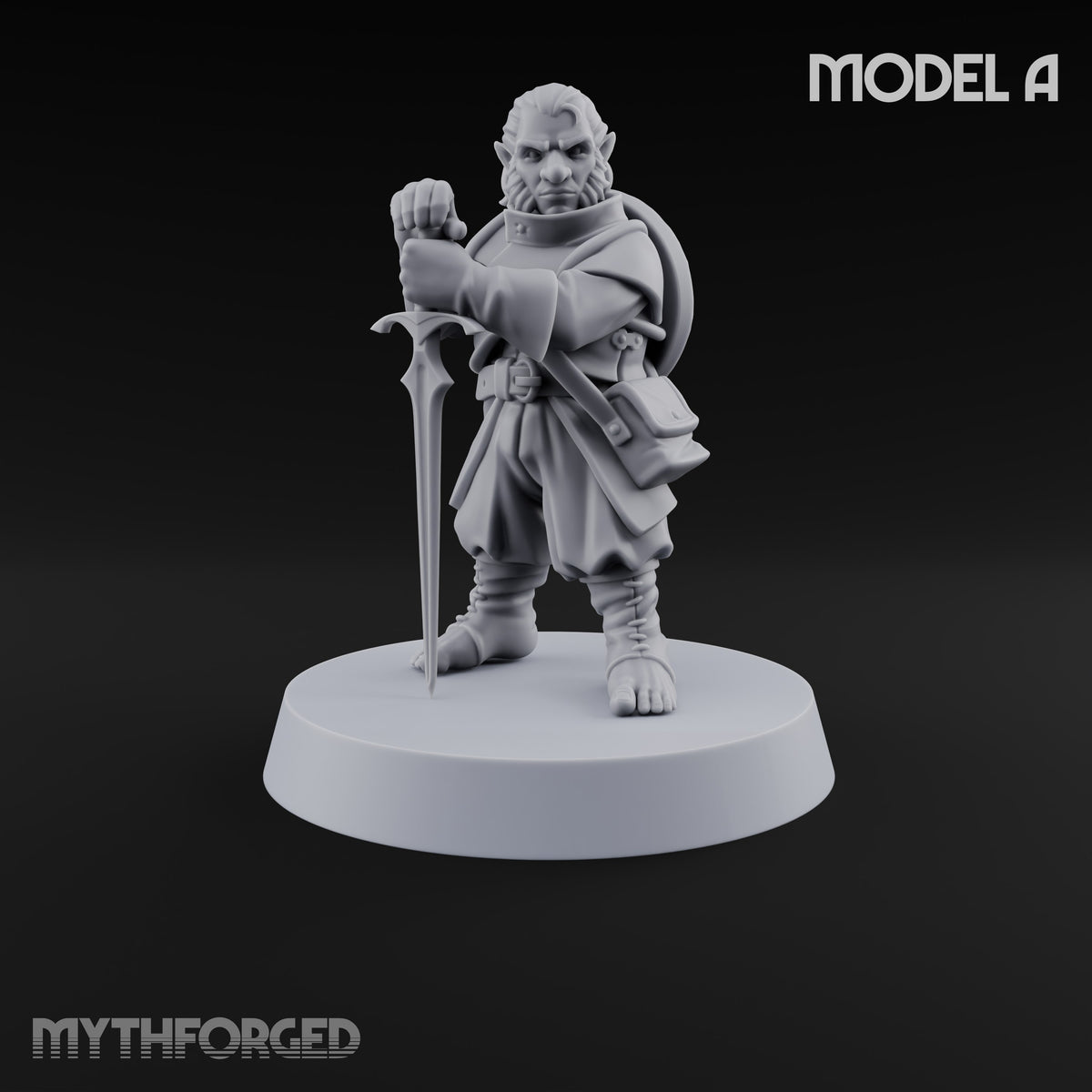 The Watchfire Calls Them Forward Halfling Soldier A