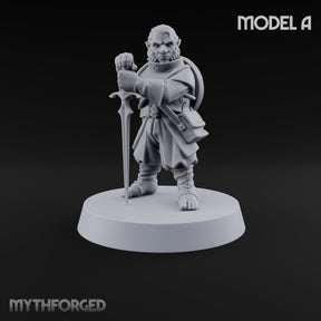 The Watchfire Calls Them Forward Halfling Soldier A