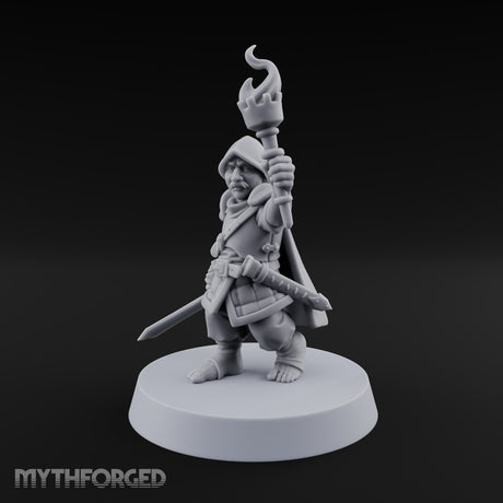 The Watchfire Calls Them Forward Halfling Soldiers — B