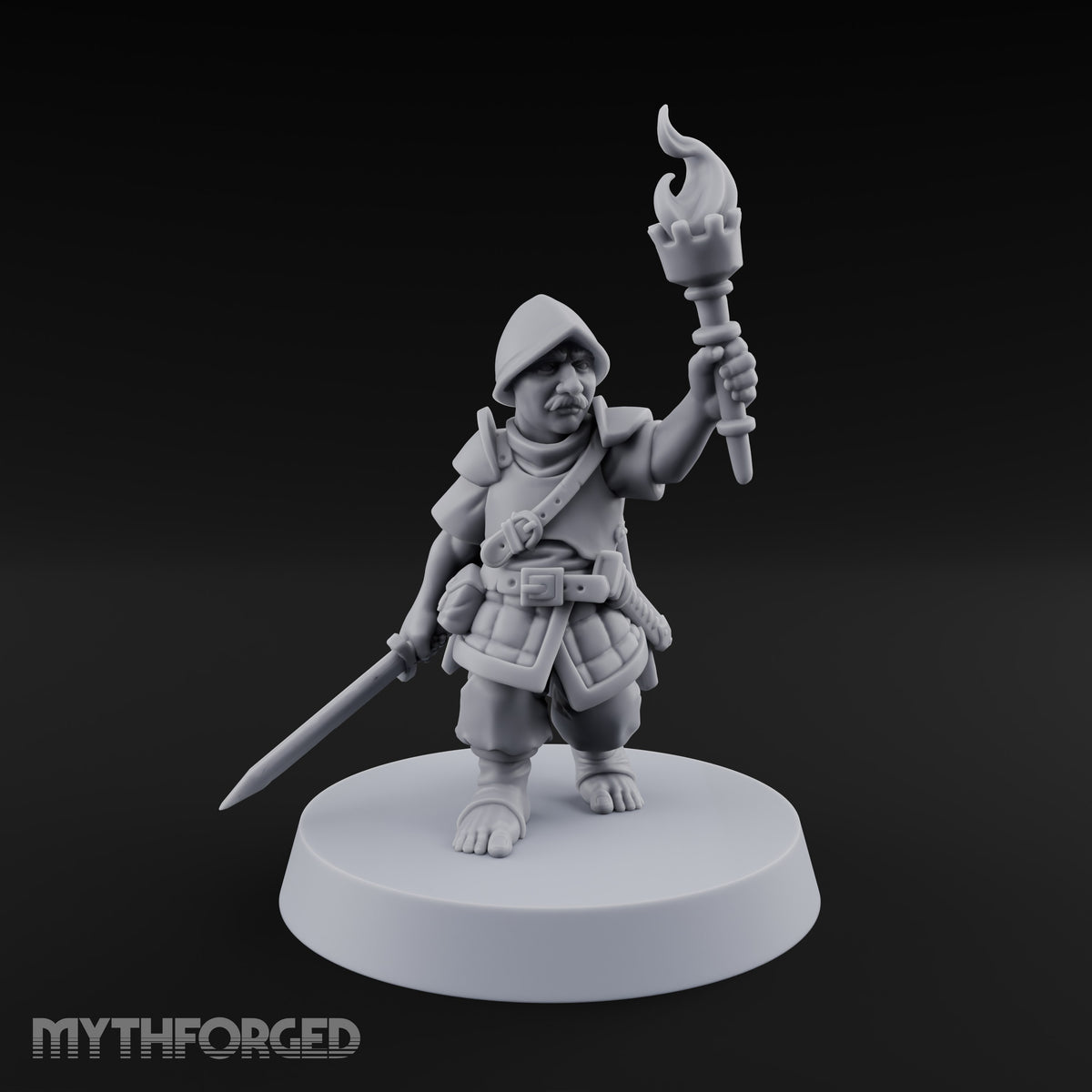 The Watchfire Calls Them Forward Halfling Soldiers — B