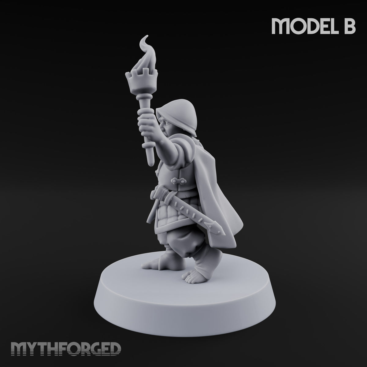 The Watchfire Calls Them Forward Halfling Soldiers — B