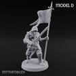 Hammer Axe Rifle Bearing Shocktrooper D Miniature for Dungeons and Dragons, Pathfinder or other TTRPGs