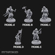 Hammer Axe Rifle Bearing Shocktroopers Miniature for Dungeons and Dragons, Pathfinder or other TTRPGs
