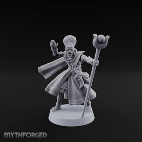 Hand Gesturing Ancient Priest