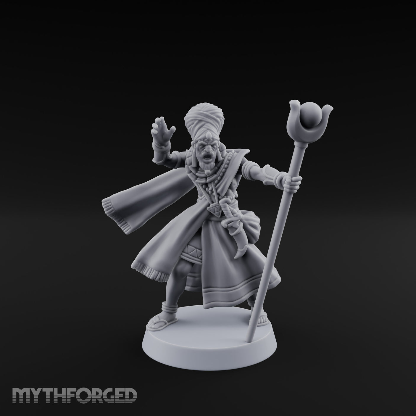 Hand Gesturing Ancient Priest gallery 1