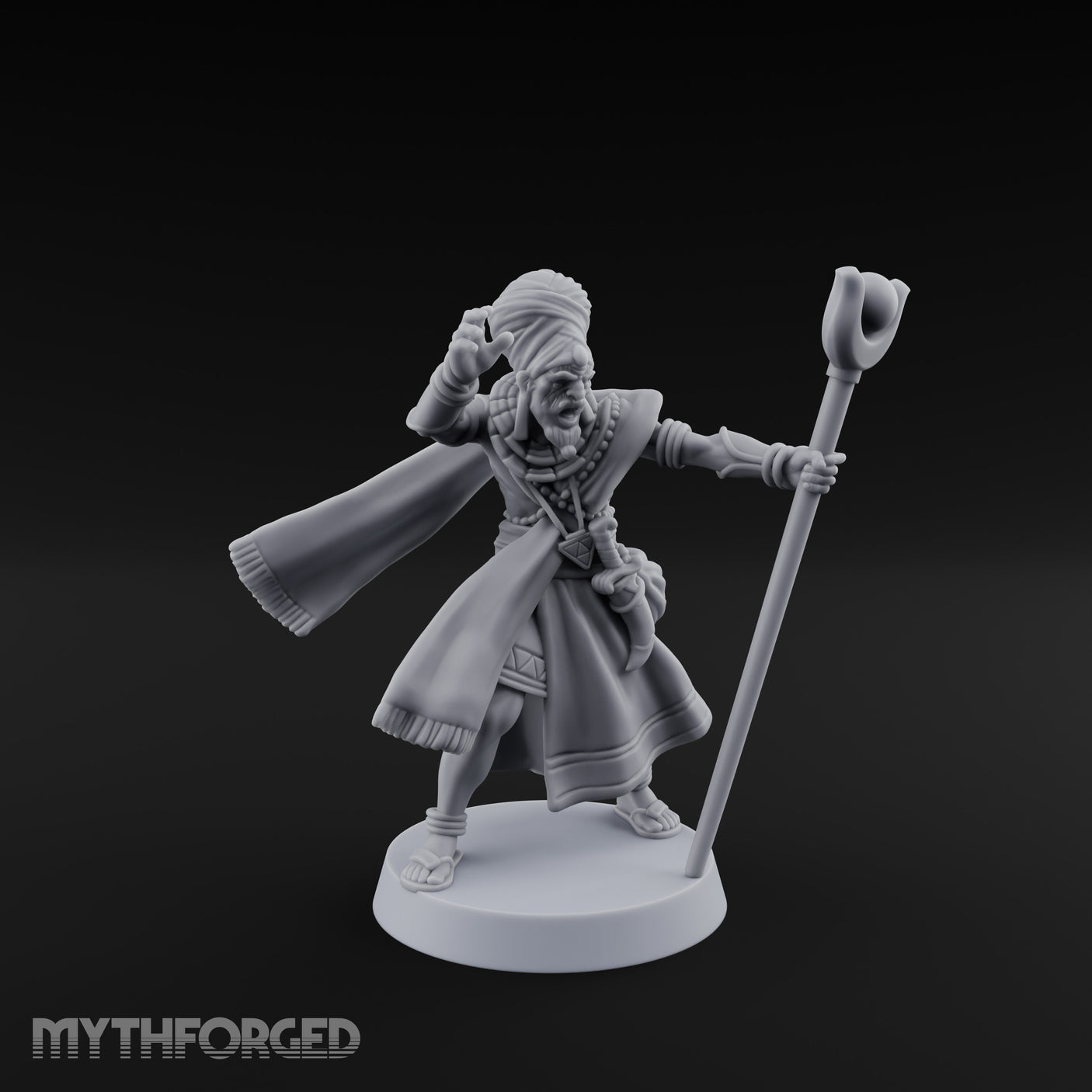 Hand Gesturing Ancient Priest gallery 2