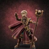 Hand Gesturing Ancient Priest — painted concept preview (miniature supplied unpainted)
