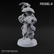 Hand Mortar Lugging Thunder Warrior A Miniature for Dungeons and Dragons, Pathfinder or other TTRPGs