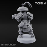 Hand Mortar Lugging Thunder Warrior A Miniature for Dungeons and Dragons, Pathfinder or other TTRPGs