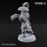 Hand Mortar Lugging Thunder Warrior A Miniature for Dungeons and Dragons, Pathfinder or other TTRPGs