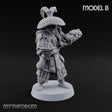 Hand Mortar Lugging Thunder Warrior B Miniature for Dungeons and Dragons, Pathfinder or other TTRPGs