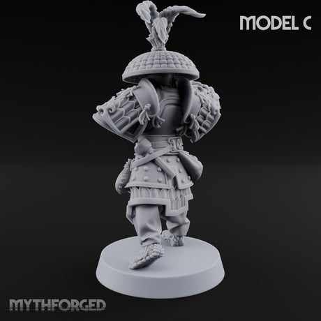 Hand Mortar Lugging Thunder Warrior C Miniature for Dungeons and Dragons, Pathfinder or other TTRPGs