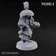 Hand Mortar Lugging Thunder Warrior E Miniature for Dungeons and Dragons, Pathfinder or other TTRPGs